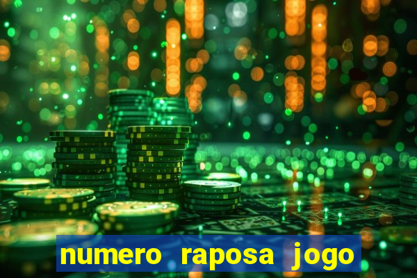 numero raposa jogo do bicho